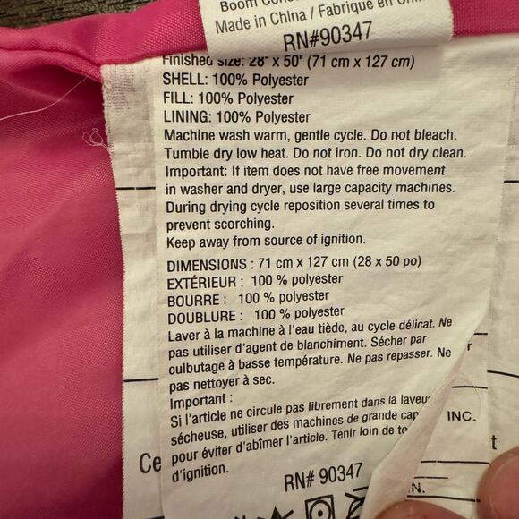 My Little Pony 2005 Sleeping Bag Pink Floral Horses Blanket Rainbow Zip Up - Picture 13 of 15